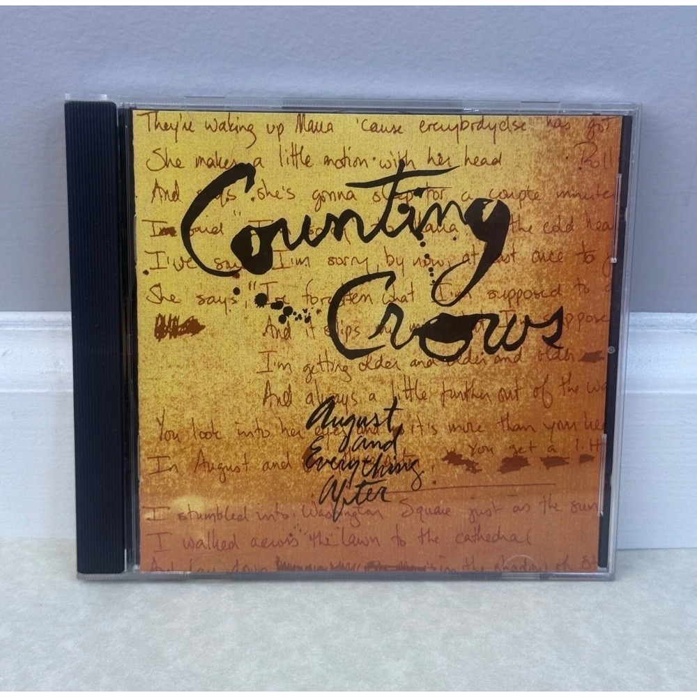 Counting Crows August and Everything After CD 1993 Alternative Rock Mr Jones DGC